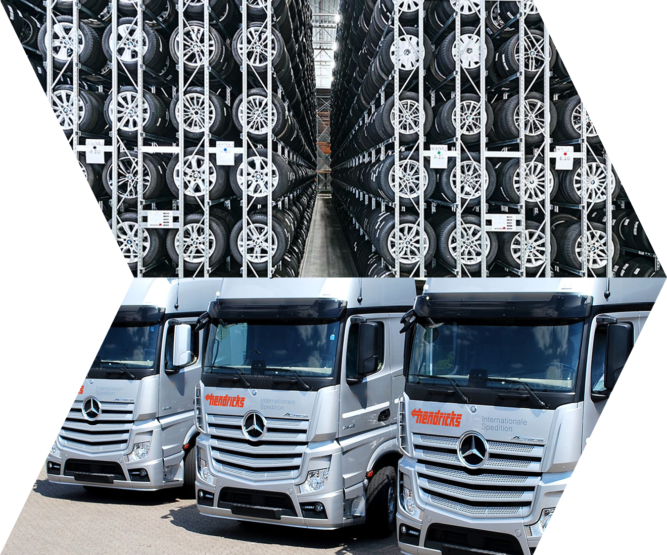 Automotive und Logistik Pfeil